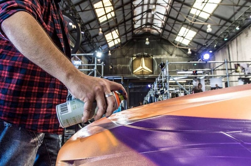 Décor « Mercedes X Piscologik in SYDNEY » par Piscologik, vue 3 sur 4