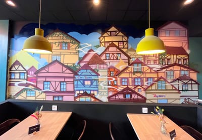 Décor « Tontons Flambeurs x PISCOLOGIK » par Piscologik, vue 3 sur 3