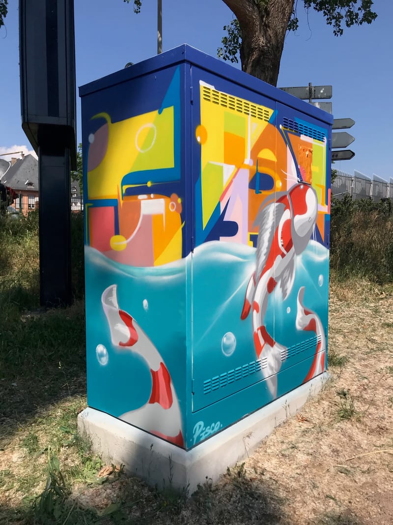 Décor « R-GDS carpe » par Piscologik, vue 2 sur 3