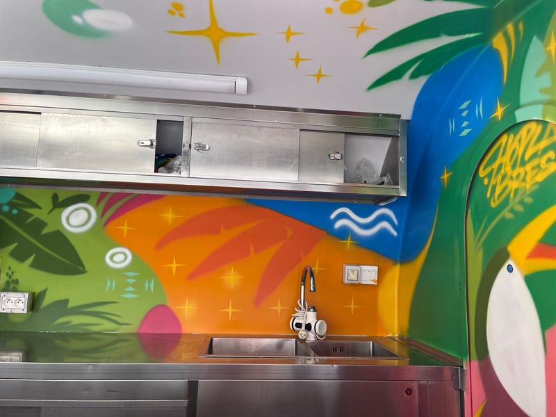 Décor « décoration Foodtruck Piscologik Alsace » par Piscologik, vue 3 sur 5