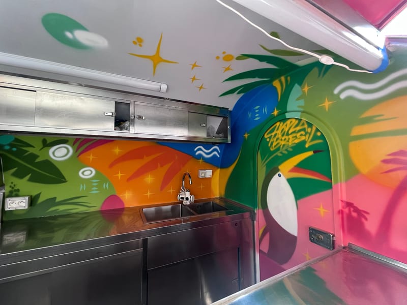 Décor « décoration Foodtruck Piscologik Alsace » par Piscologik, vue 2 sur 5