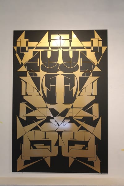 Toile « Lettres ouvertes 2 » par Piscologik, vue 1 sur 3
