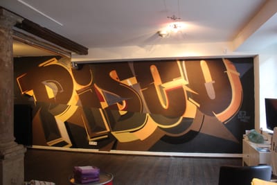 Fresque murale « Monnaie de singe » par Piscologik, vue 1 sur 4