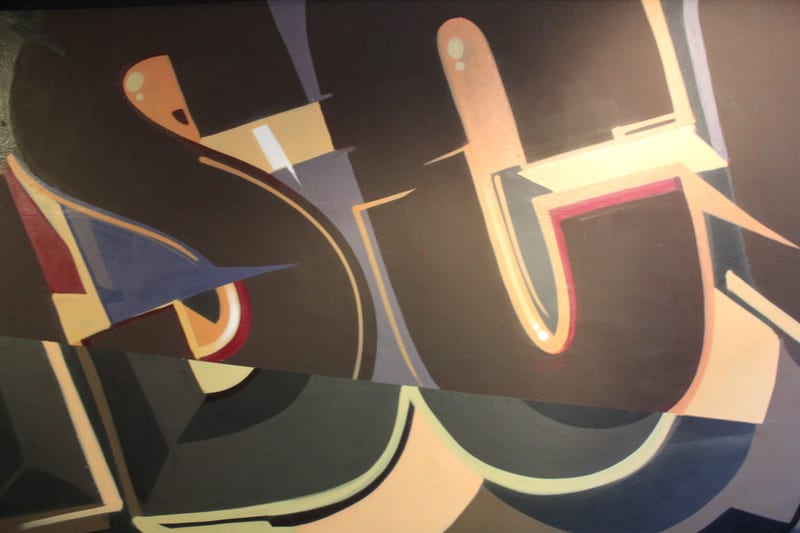 Fresque murale « Monnaie de singe » par Piscologik, vue 2 sur 4