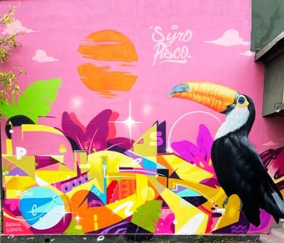Fresque murale « METZ Street art 2021 » par Piscologik, vue 1 sur 2