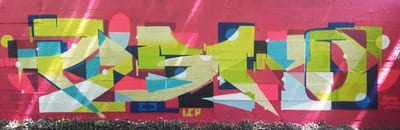 Fresque murale « STRASBOURG 2020 » par Piscologik
