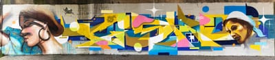 Fresque murale « Piscologik · Strasbourg 2021 » par Piscologik, vue 1 sur 3