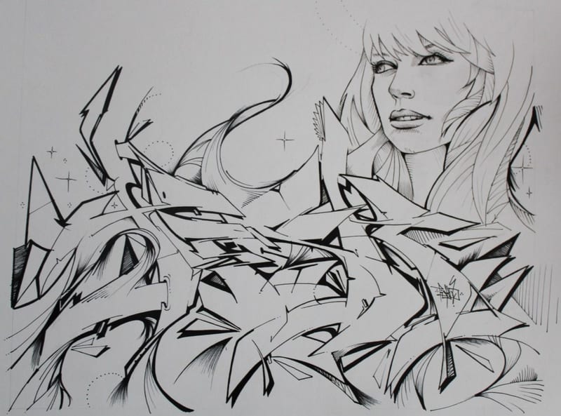 Illustration « Sketch Pisco » par Piscologik