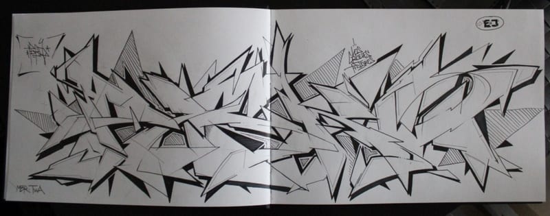 Illustration « Blackbook » par Piscologik